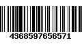 Código de Barras 4368597656571