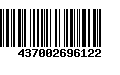 Código de Barras 437002696122