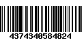 Código de Barras 4374340584824