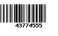 Código de Barras 43774555