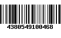 Código de Barras 4380549100468