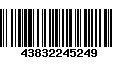 Código de Barras 43832245249