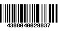 Código de Barras 4388040029837