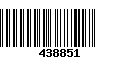 Código de Barras 438851