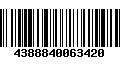 Código de Barras 4388840063420