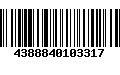 Código de Barras 4388840103317