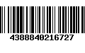 Código de Barras 4388840216727