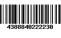 Código de Barras 4388840222230