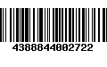 Código de Barras 4388844002722