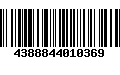 Código de Barras 4388844010369