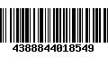 Código de Barras 4388844018549