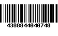 Código de Barras 4388844040748