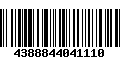 Código de Barras 4388844041110