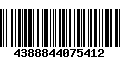 Código de Barras 4388844075412