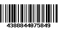 Código de Barras 4388844075849