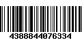 Código de Barras 4388844076334