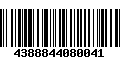 Código de Barras 4388844080041