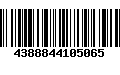 Código de Barras 4388844105065