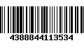 Código de Barras 4388844113534