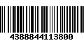 Código de Barras 4388844113800