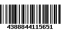 Código de Barras 4388844115651