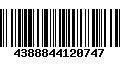 Código de Barras 4388844120747