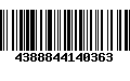 Código de Barras 4388844140363