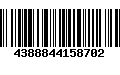 Código de Barras 4388844158702