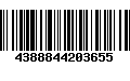 Código de Barras 4388844203655