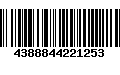 Código de Barras 4388844221253