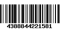 Código de Barras 4388844221581