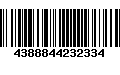 Código de Barras 4388844232334