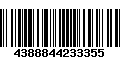 Código de Barras 4388844233355