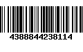 Código de Barras 4388844238114