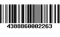 Código de Barras 4388860002263