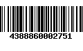 Código de Barras 4388860002751