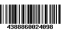 Código de Barras 4388860024098