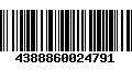 Código de Barras 4388860024791