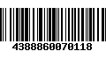 Código de Barras 4388860070118