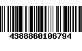 Código de Barras 4388860106794