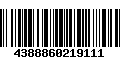 Código de Barras 4388860219111