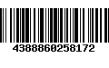 Código de Barras 4388860258172