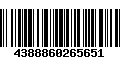 Código de Barras 4388860265651