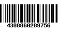 Código de Barras 4388860289756