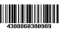 Código de Barras 4388860380989