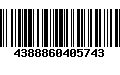 Código de Barras 4388860405743