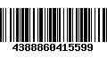 Código de Barras 4388860415599