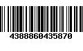 Código de Barras 4388860435870