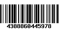 Código de Barras 4388860445978