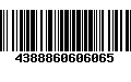 Código de Barras 4388860606065